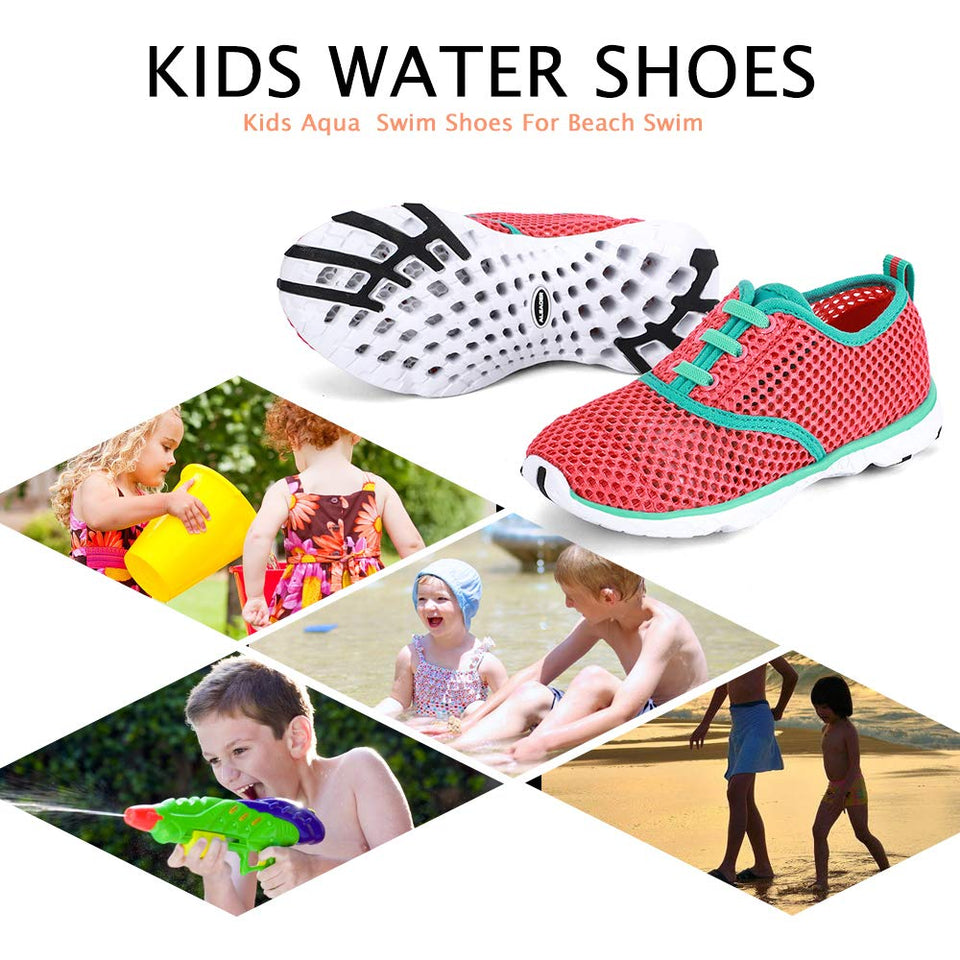 ALEADER Kid's Slip-on Quick Dry Water Shoes (Toddler/Little Kid/Big Kid)