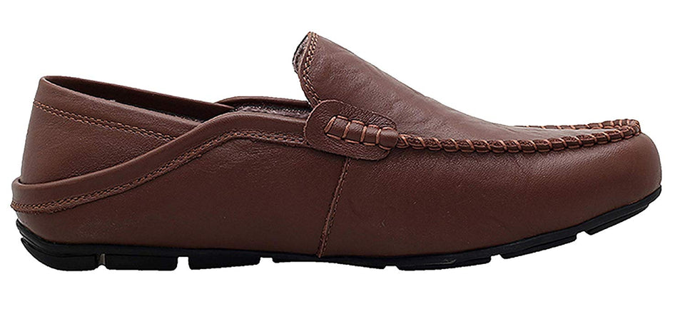 Go Tour Men's Premium Genuine Leather Casual Slip on Loafers Breathable Driving Shoes Fashion Slipper